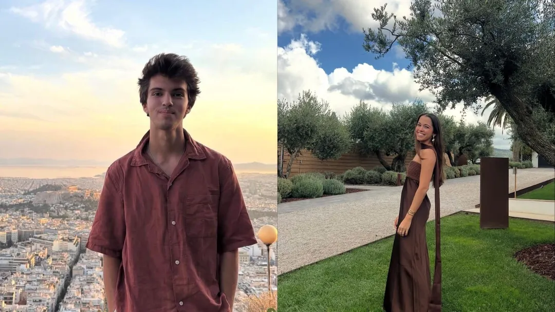 Sofia Sosa  y Christian Sosa, los nietos que viajaban junto a sus abuelos.
