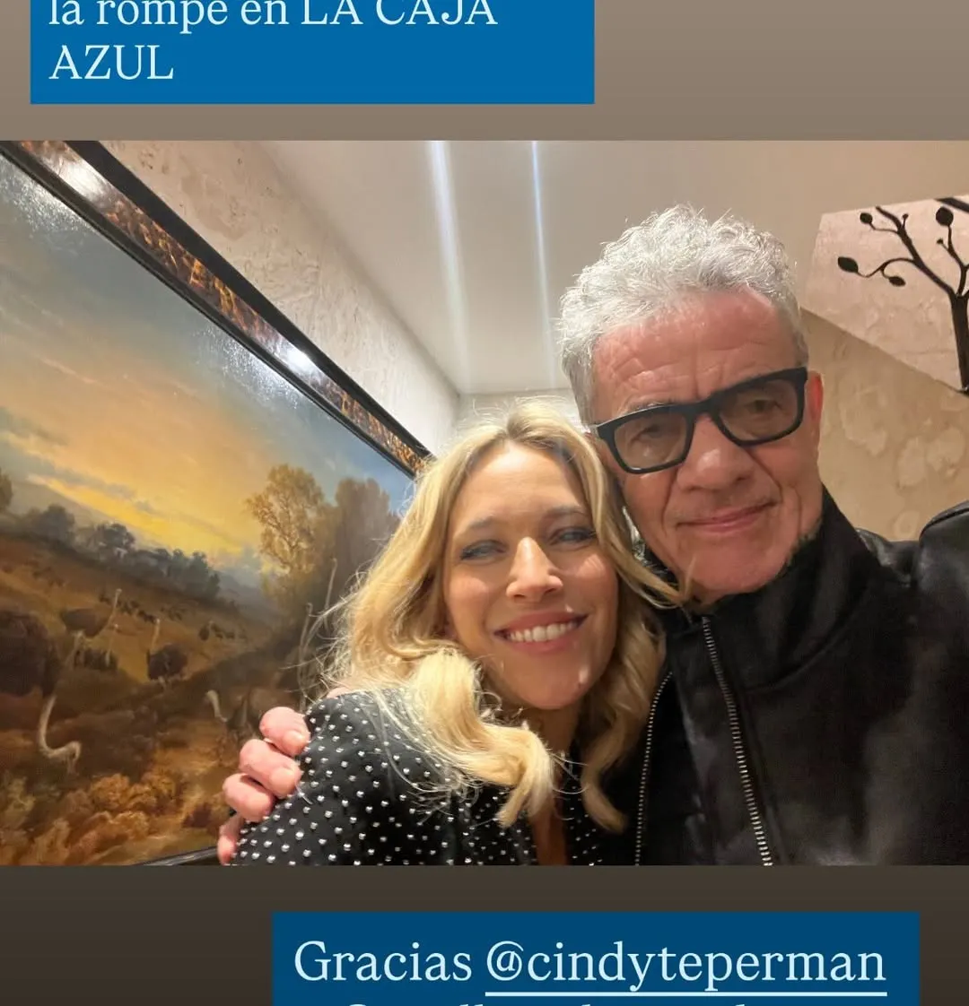 Jean Pierre Noher y Luisana Lopilato en La Caja Azul, la película de Amazon Prime Video.