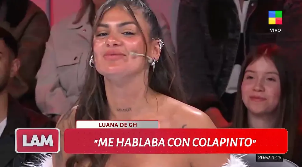 La figura de Telefe confirmó que hablaba con Franco Colapinto. 