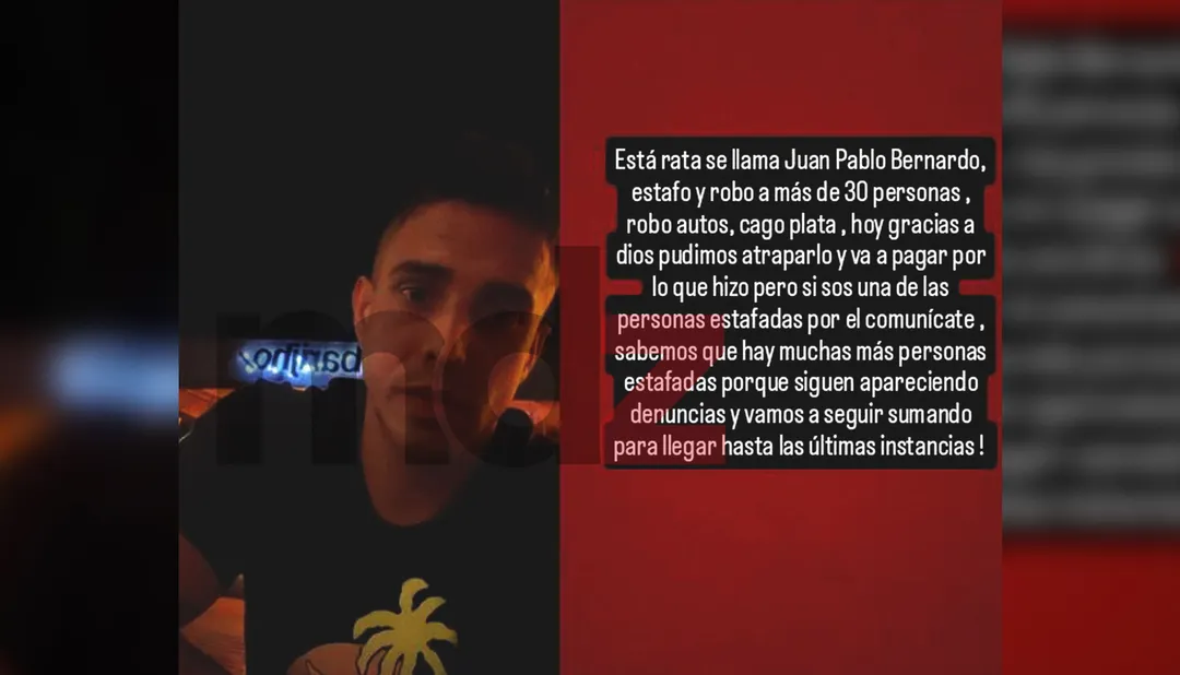 Así escracharon Bernardo Carrillo algunos de los damnificados a través de las redes sociales. 