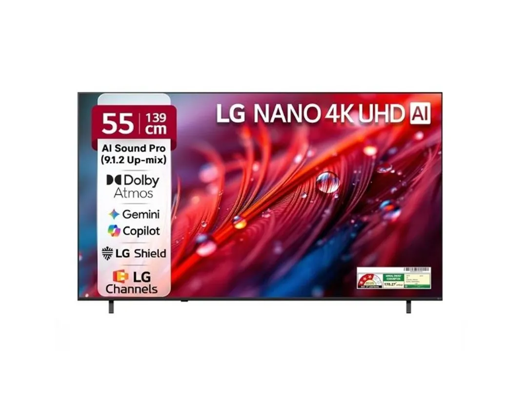 El procesador α7 Gen9 de LG optimiza la fluidez y el color en paneles de 55 pulgadas.