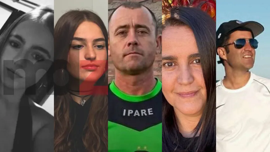 Rosario y Juana Masó, Oscar Mercau, Ariadna Tillar y Martín Tillar. Las cinco Víctimas del trágico hecho.