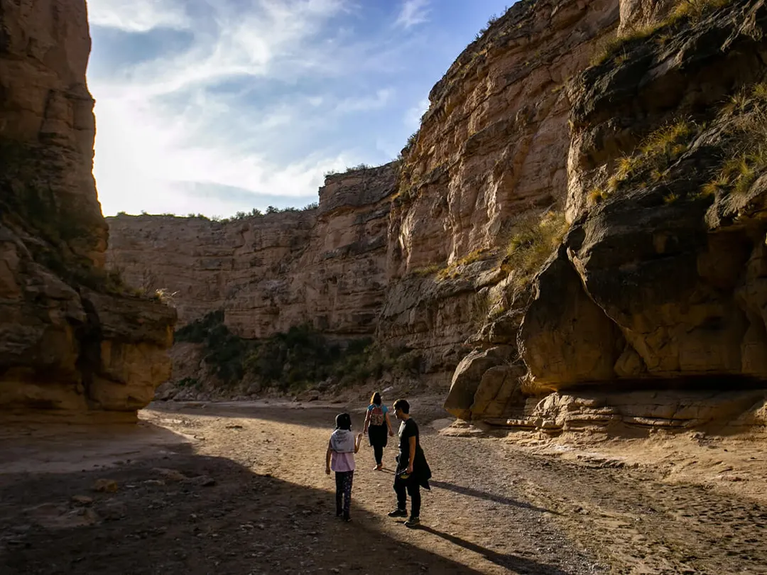 Desierto de las Huayquerías en San Carlos.