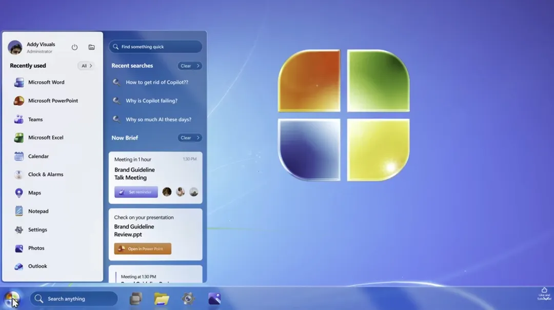 Windows 7 2026 Edition mezcla nostalgia, eficiencia y herramientas modernas en una visión atractiva.
