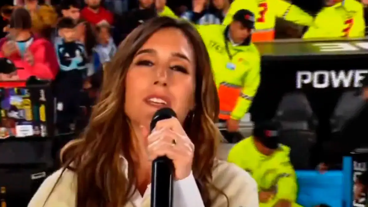 Susto en pleno show de La Sole para Messi: por TV se vio el desmayo de un hombre de seguridad