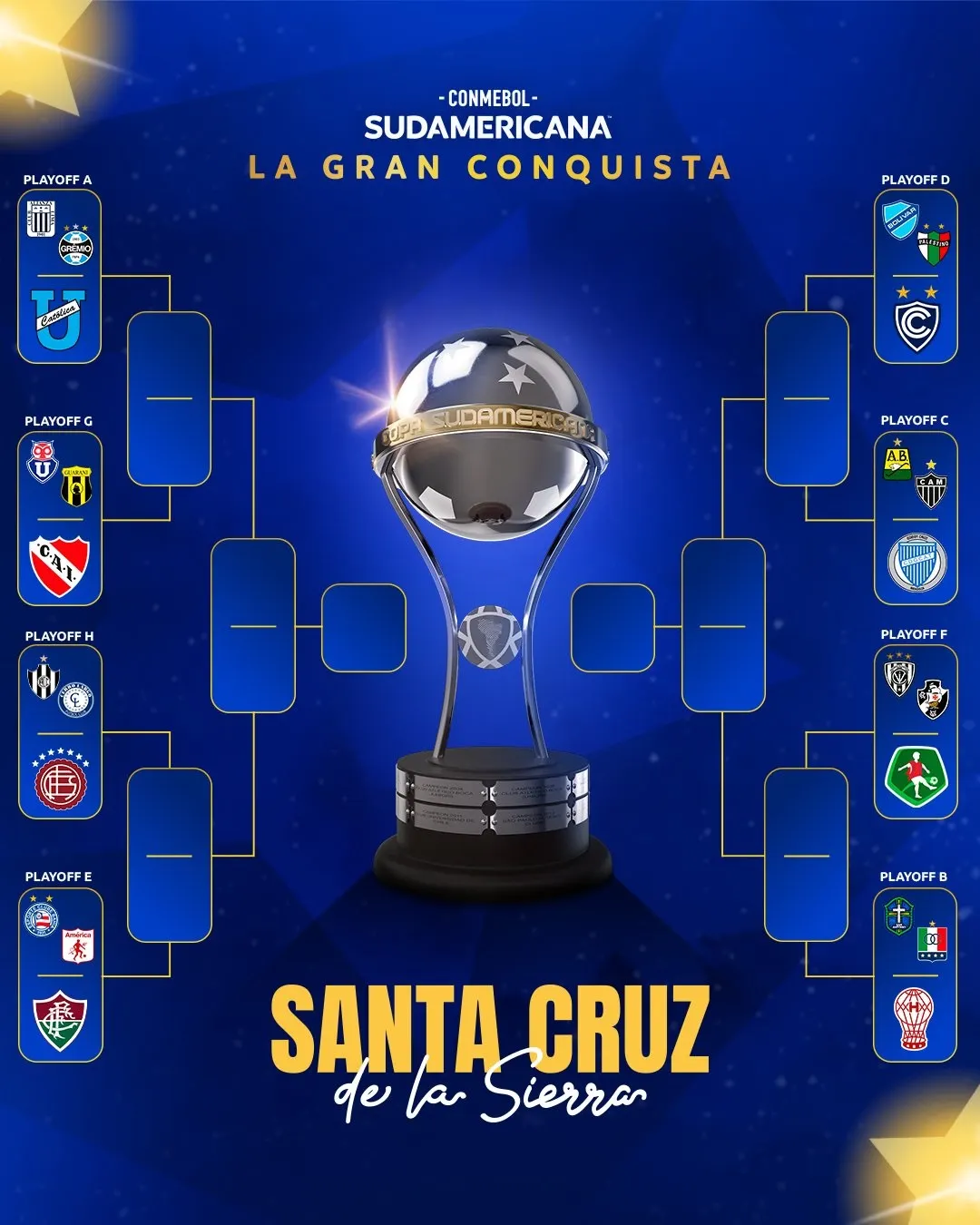 Así quedaron los cruces de octavos de la Copa Sudamericana