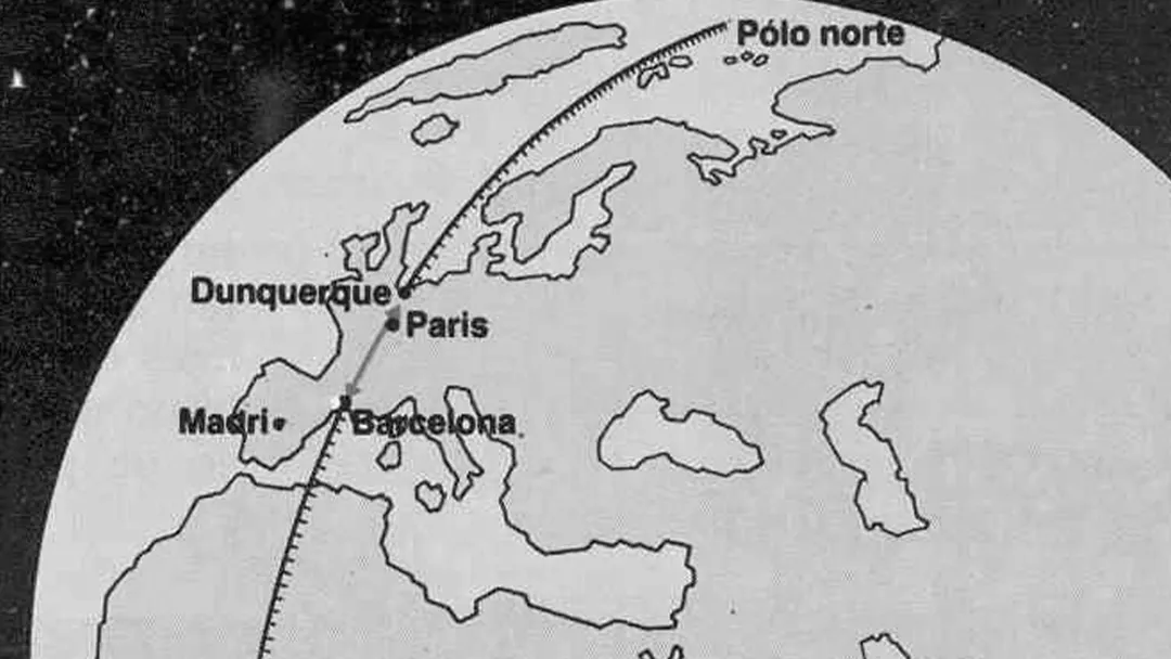 El meridiano de París es la antigua línea que ayudó a medir el mundo.