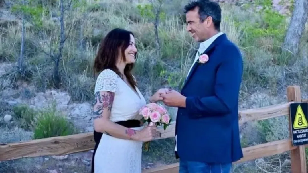 Connie Ansaldi se casó en secreto en Las Vegas.