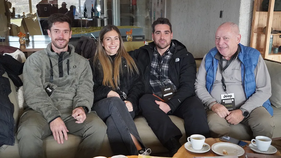 Gabriel Salas, Mariela Monchablón, Emanuel Alí y Gabriel Salas.