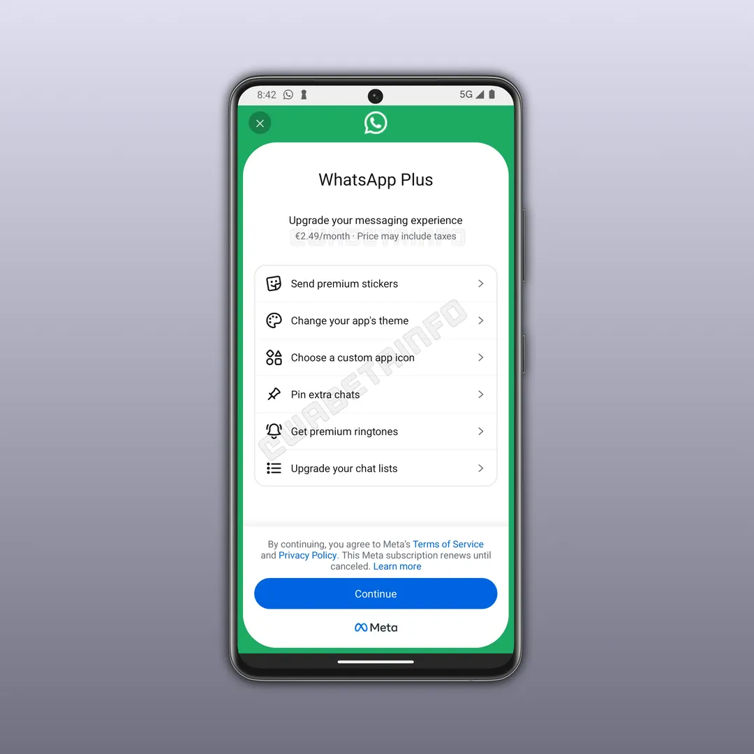 Meta busca monetizar su app de mensajería mediante funciones estéticas y mejoras en la organización de los chats.