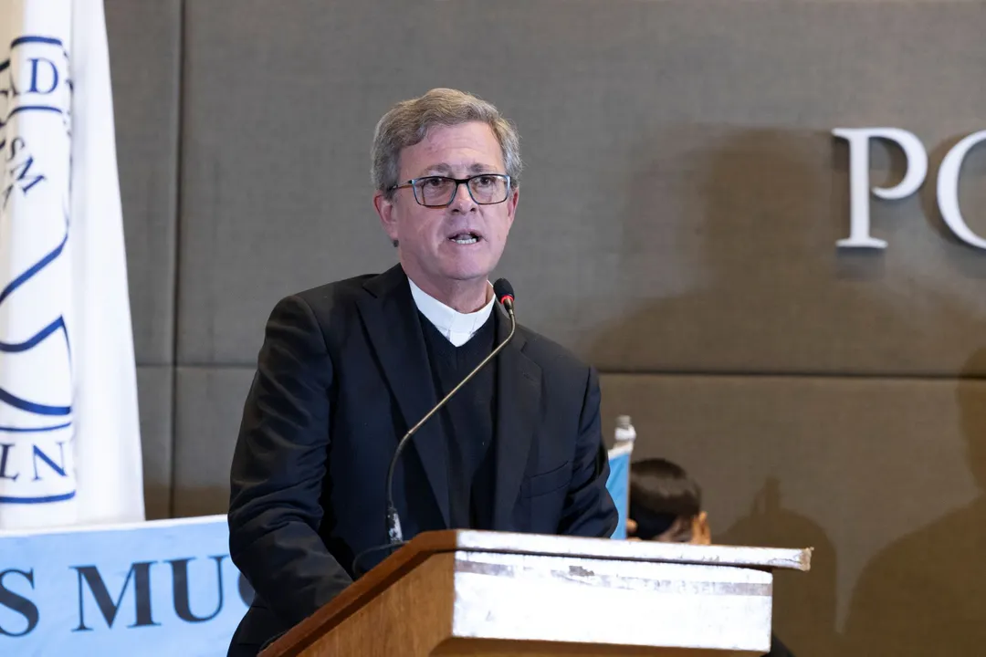 El arzobispo de Buenos Aires y gran canciller de la UCA, Mons. Jorge García Cuerva.