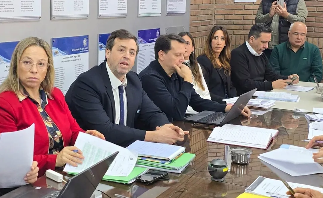 La reunión en comisiones de LAC. 