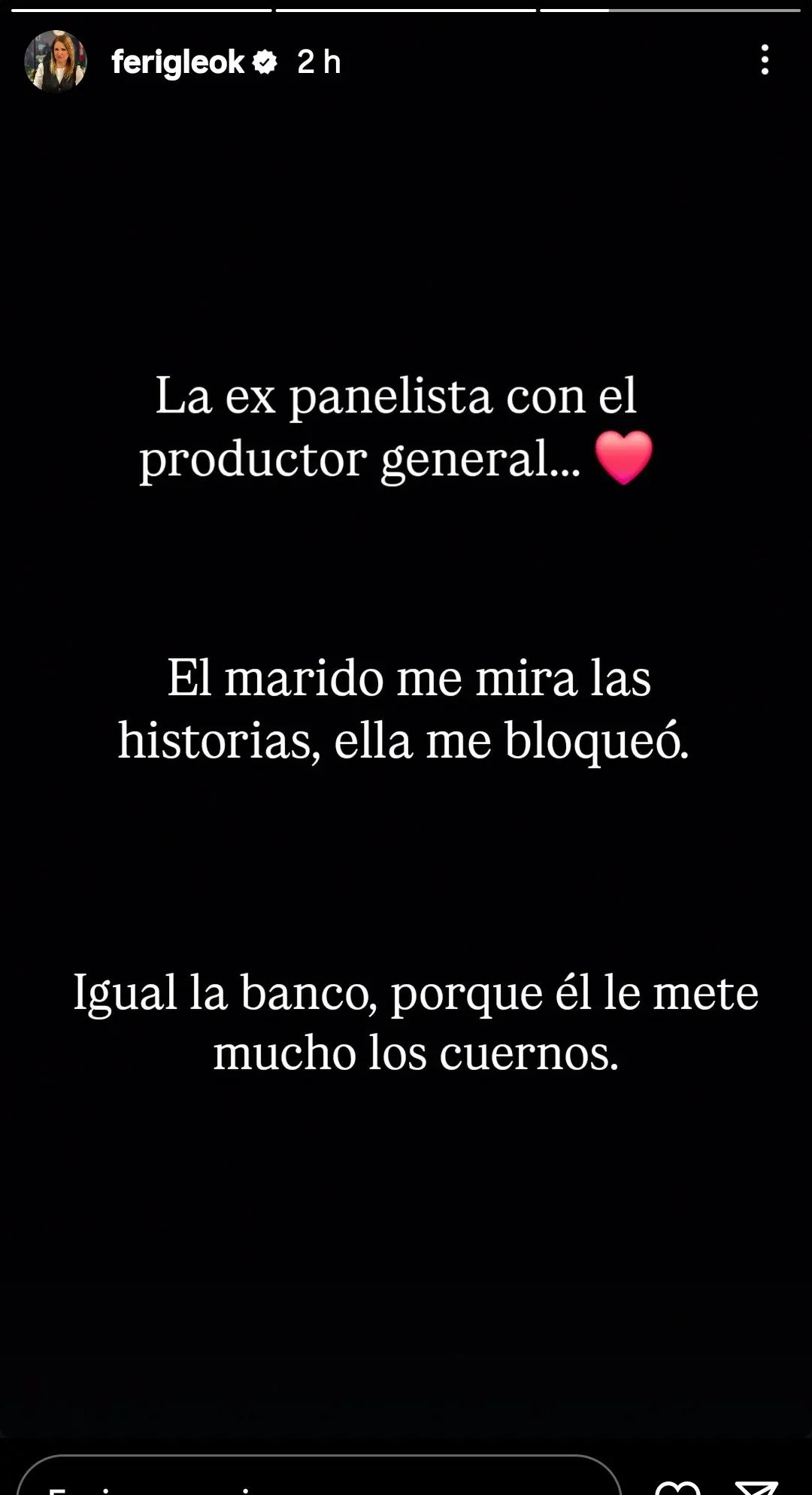 El llamativo posteo de Fernanda Iglesias.