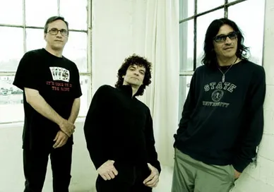 Los Enanitos Verdes: Marciano Cantero, Daniel Piccolo y felipe Staiti.