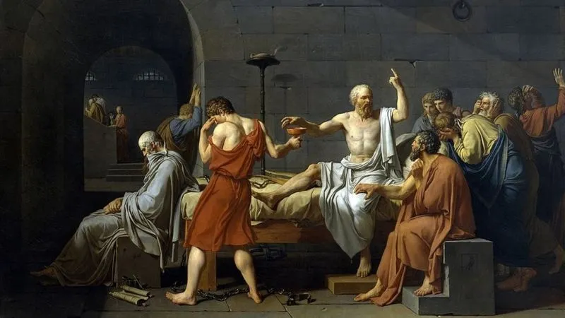 Sócrates, representado en el arte.