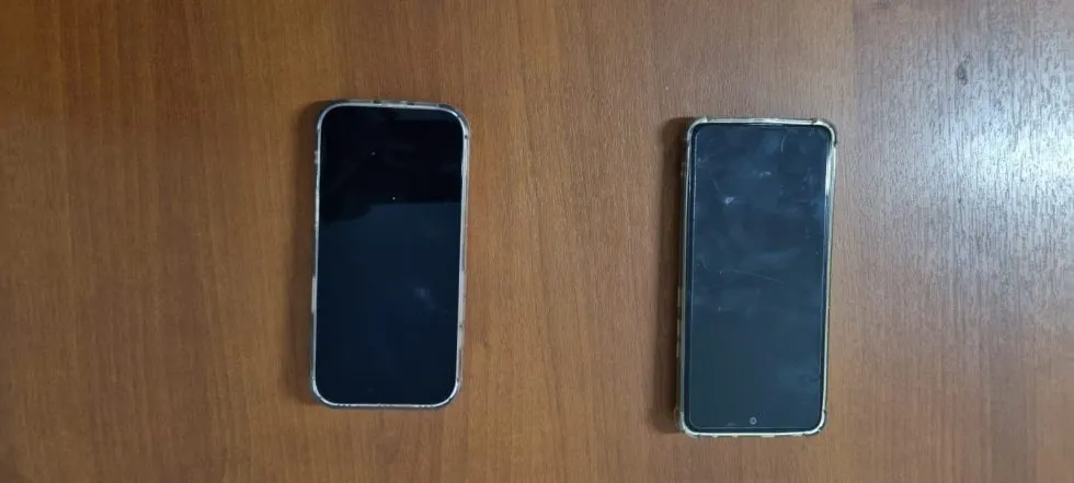 Los celular incautados que serán analizados para buscar nuevas pruebas que permitan avanzar en la investigación. 