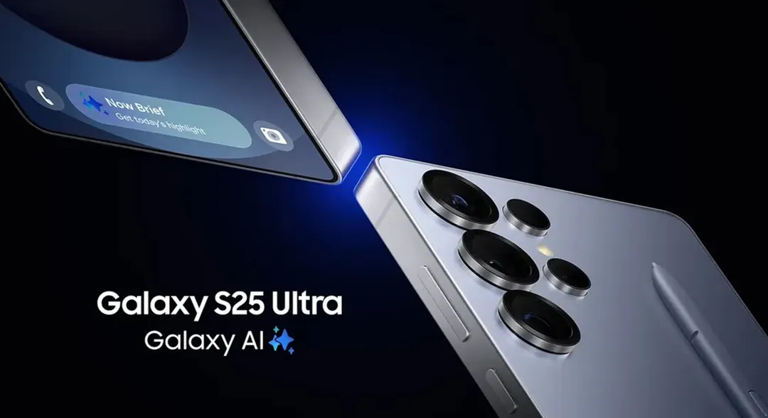 Samsung Galaxy S25 Ultra suma batería de 5.000 mAh, reconocimiento facial y sensor de huella dactilar integrado.