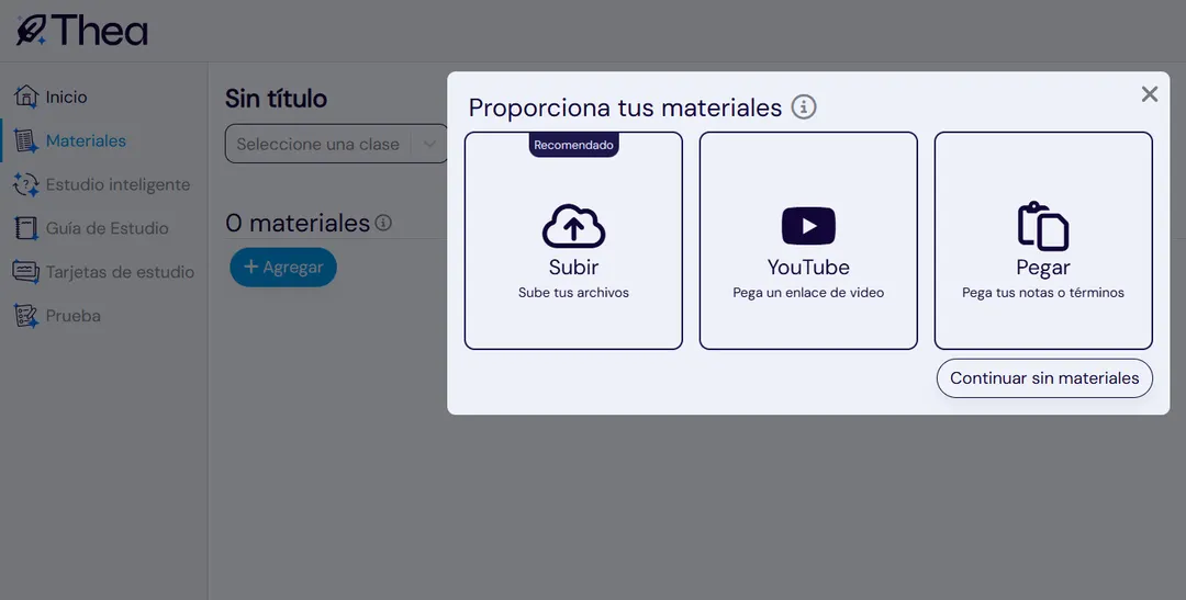 Thea: la alternativa de IA para estudiantes.