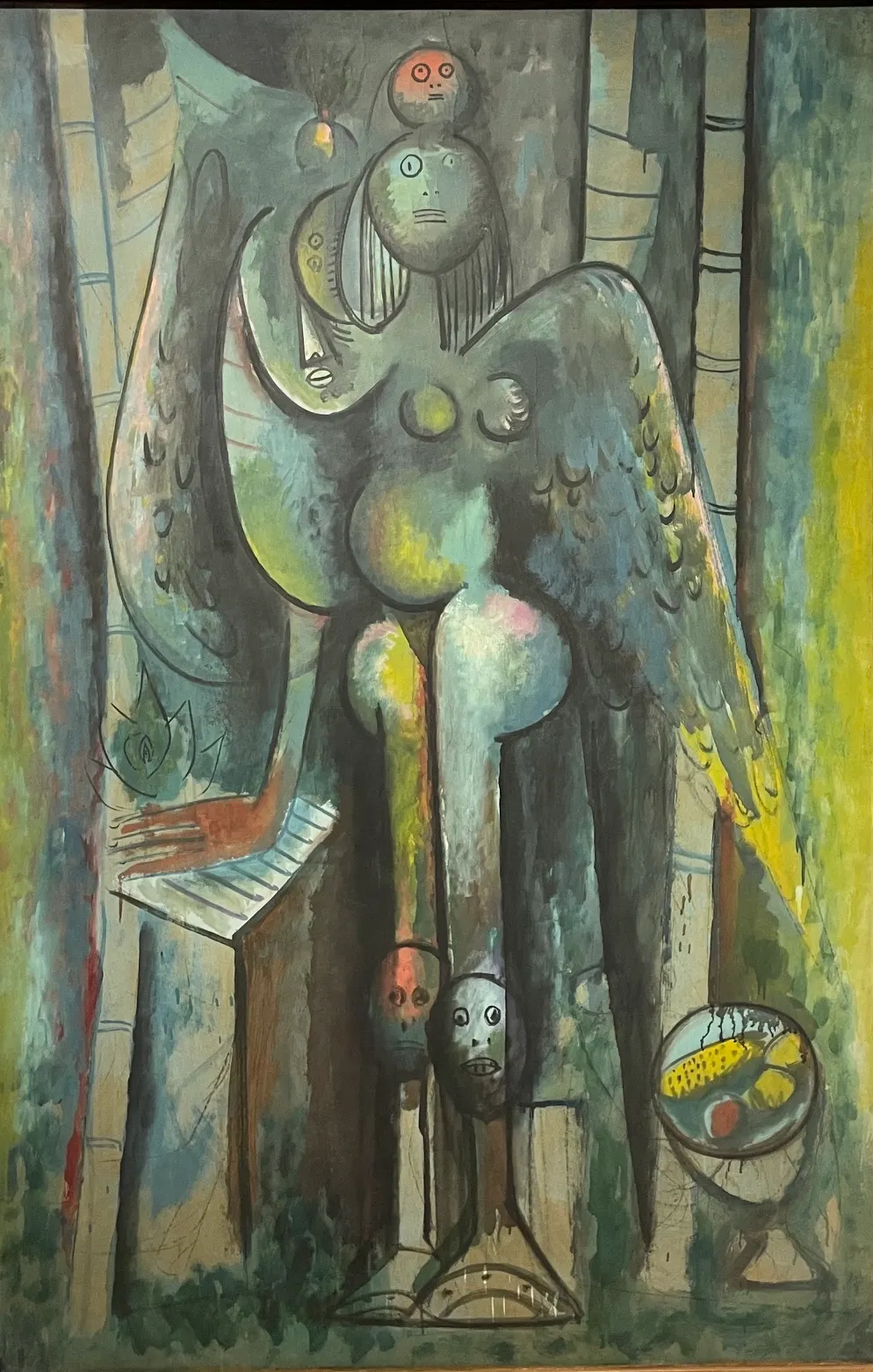 Wilfredo Lam, “La mañana verde” 1953. 