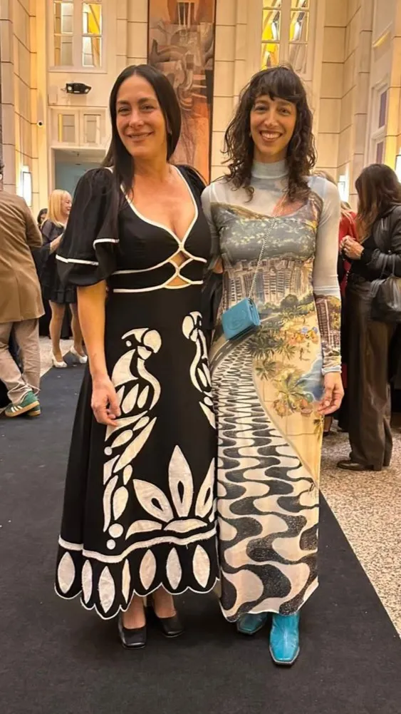 Rosario Díaz Araujo y Emilia Pereyra.