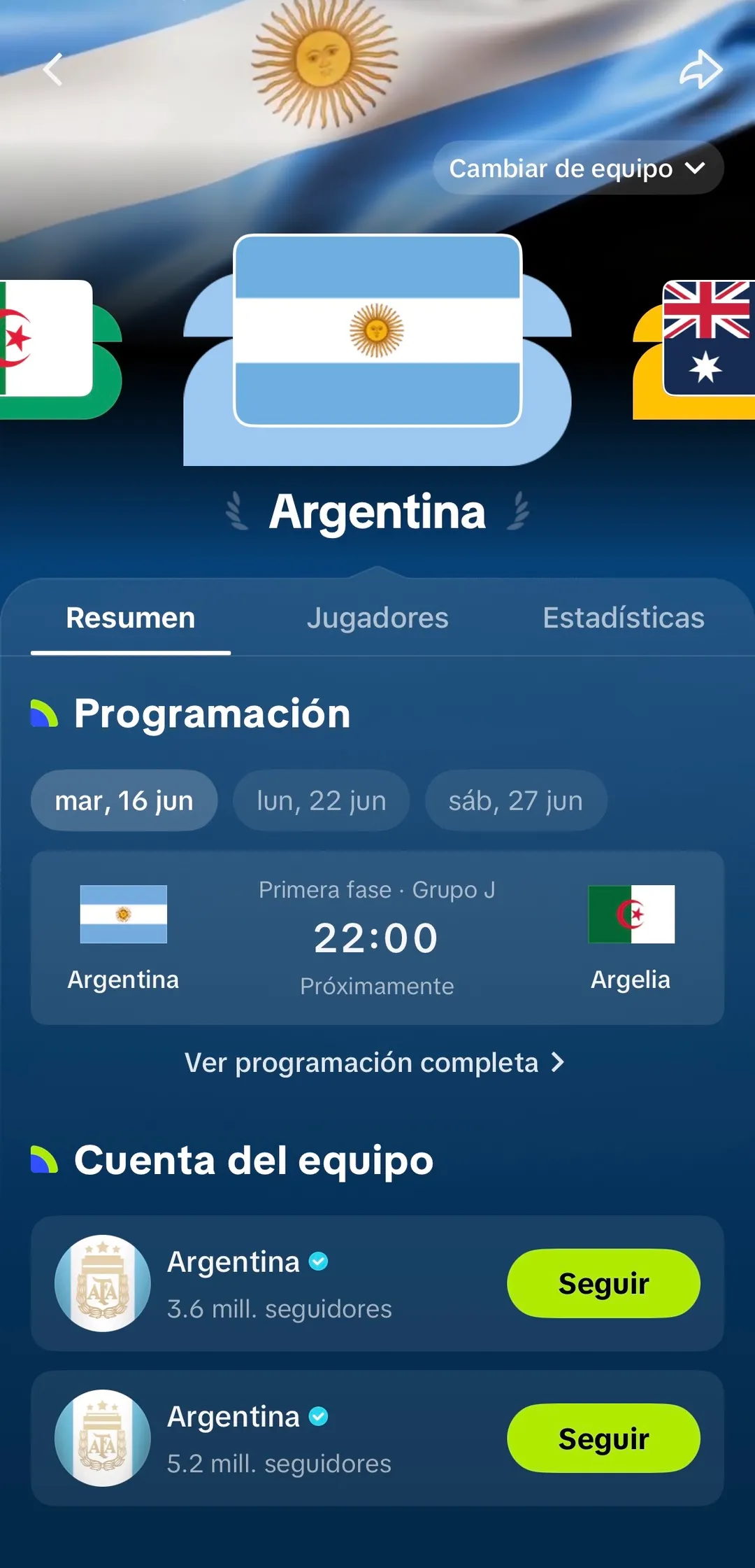 Así se verá la plataforma durante el Mundial 2026.