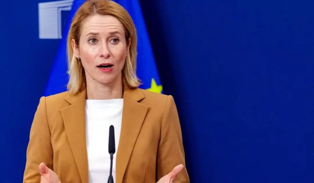 Kaja Kallas, de la Unión Europea, ha cortado relaciones con Israel. Foto Efe