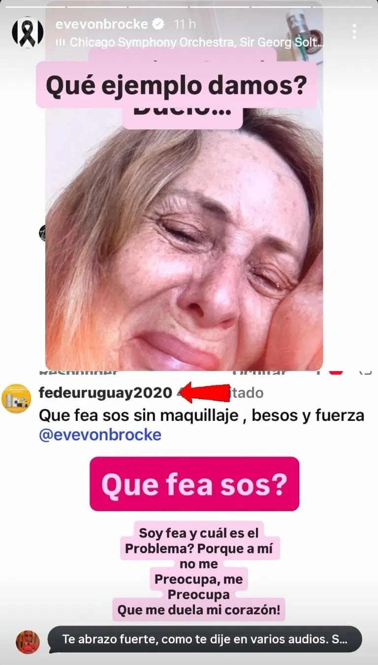 "No es una selfie", aclaró la comunicadora para explicar el origen de la foto que despertó la polémica entre los usuarios.
