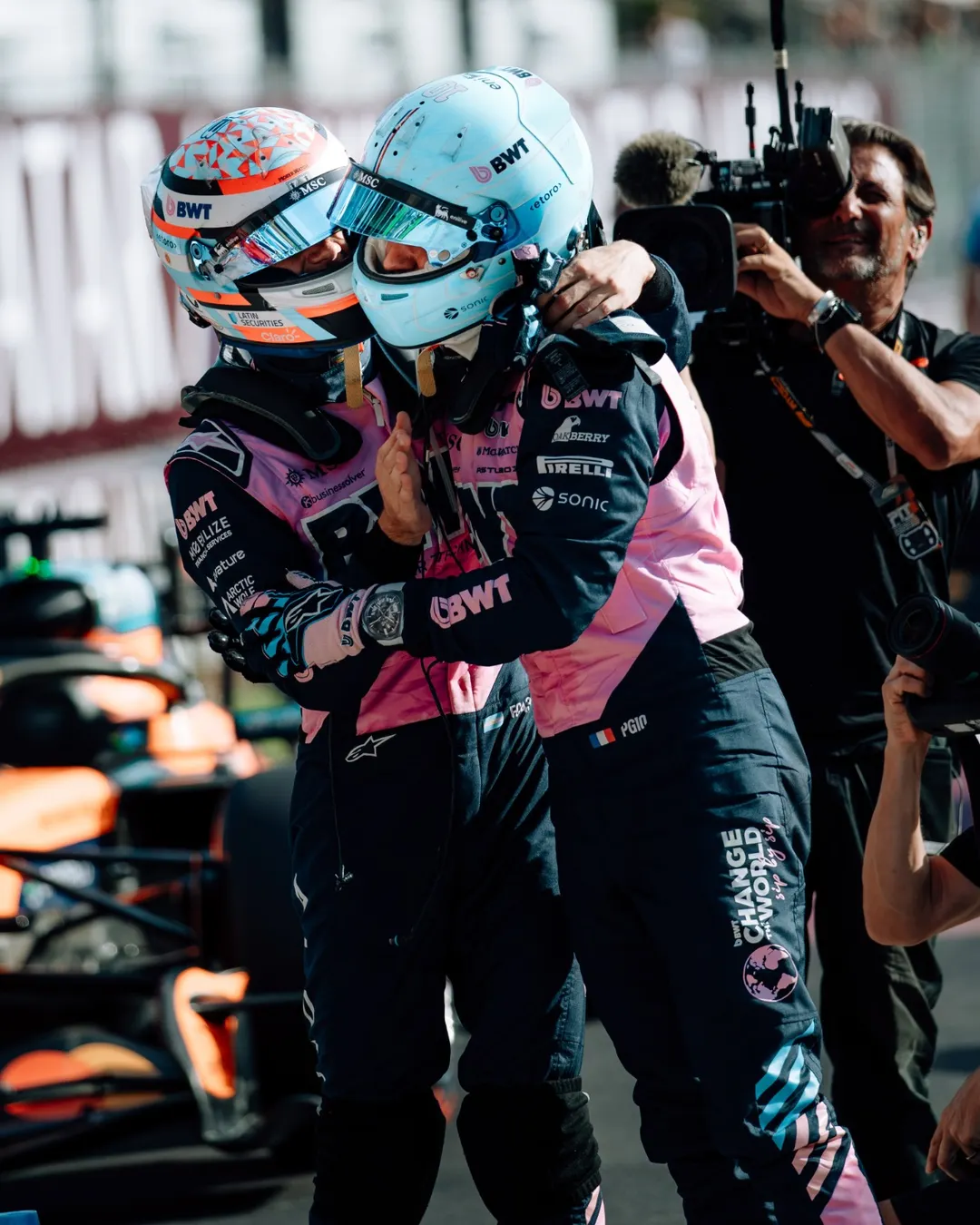 Según el director de Alpine, el rendimiento de Colapinto también tuvo que ver en la histórica pole de Gasly.