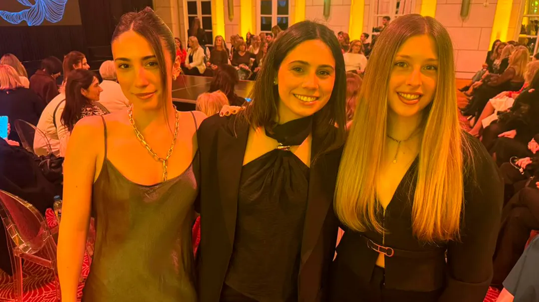 Luján Racioppi, Camila Racioppi y Juli David.