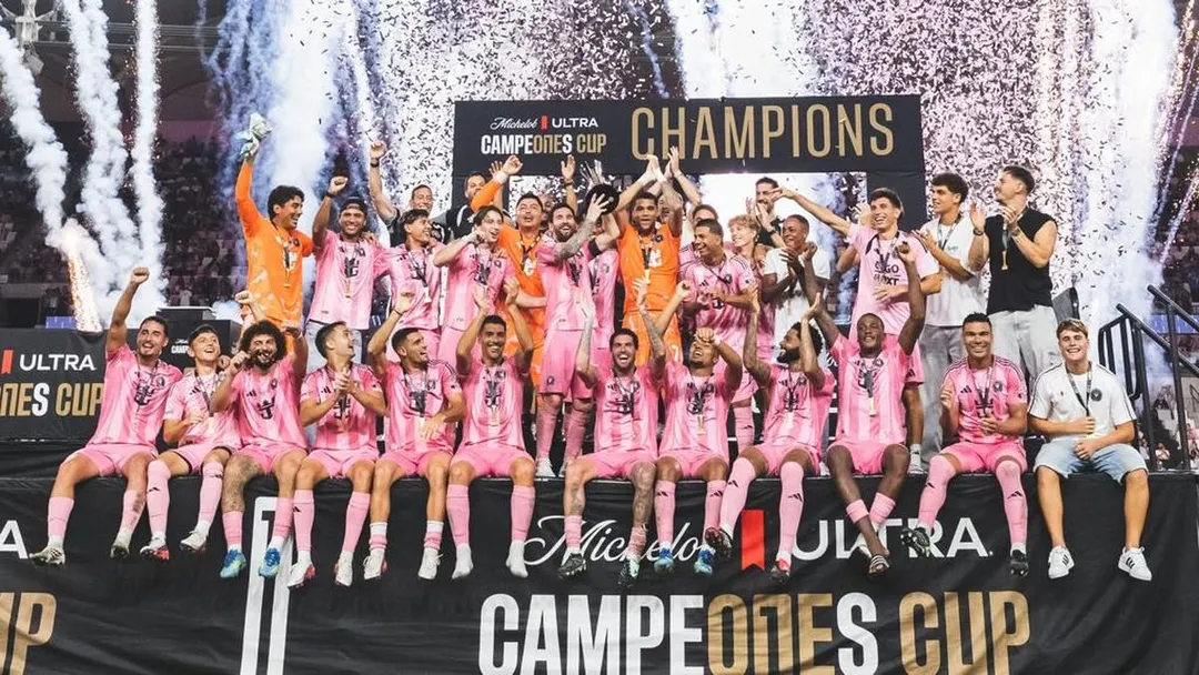 Lionel Messi, otra vez campeón con Inter Miami: así levantó la Campeones Cup.