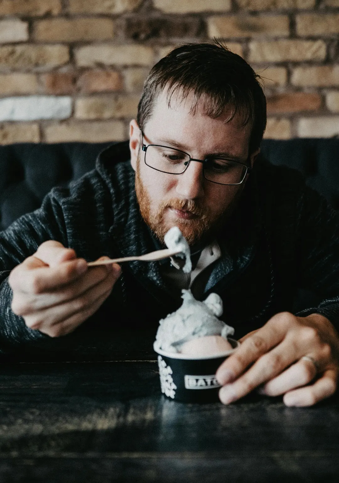 Ahí venden, entre tantos helados, al único para mí: el de chocolate blanco.