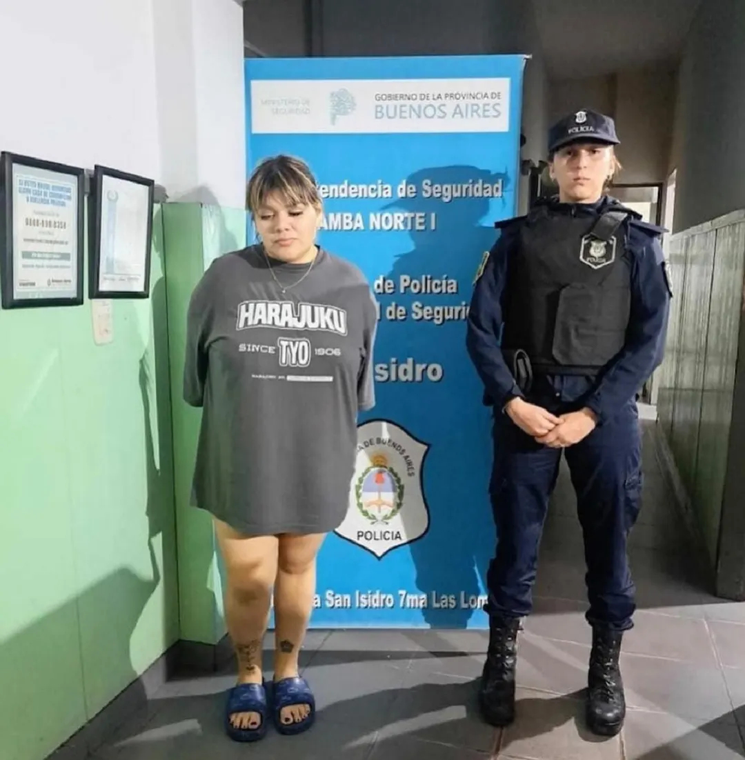 Morena Rial, otra vez detenida.