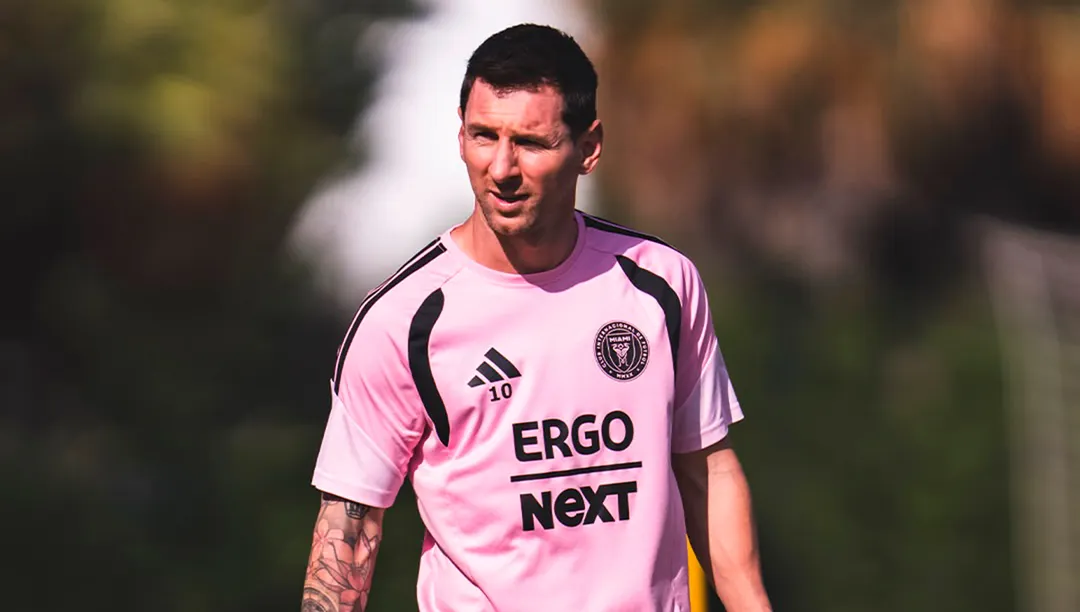 Lionel Messi se prepara para volver a ser titular en Inter Miami. 