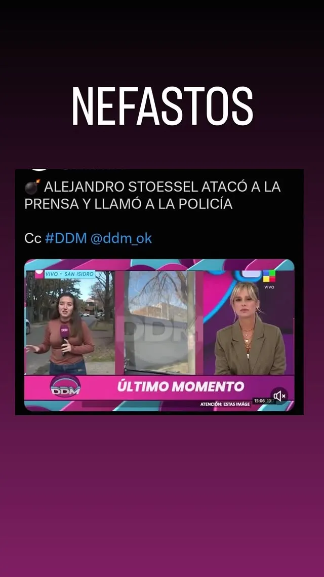 Alejandro Stoessel y Mariana Muzlera reaccionaron duramente contra los periodistas.