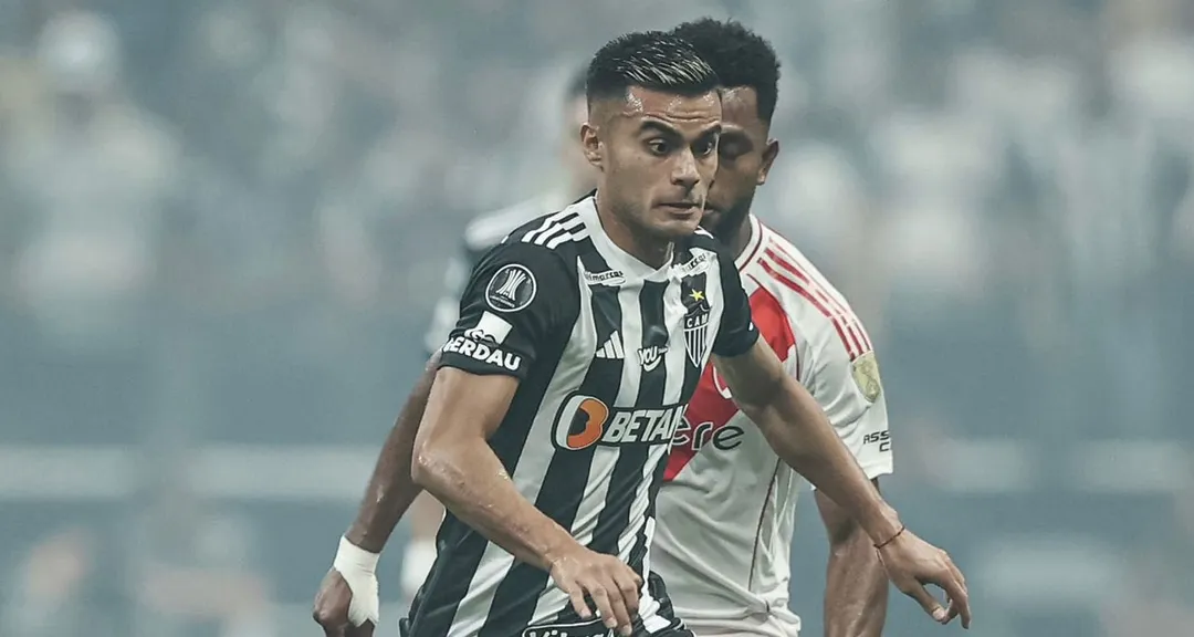 Fausto Vera, ante River durante las semifinales de la Copa Libertadores 2024.