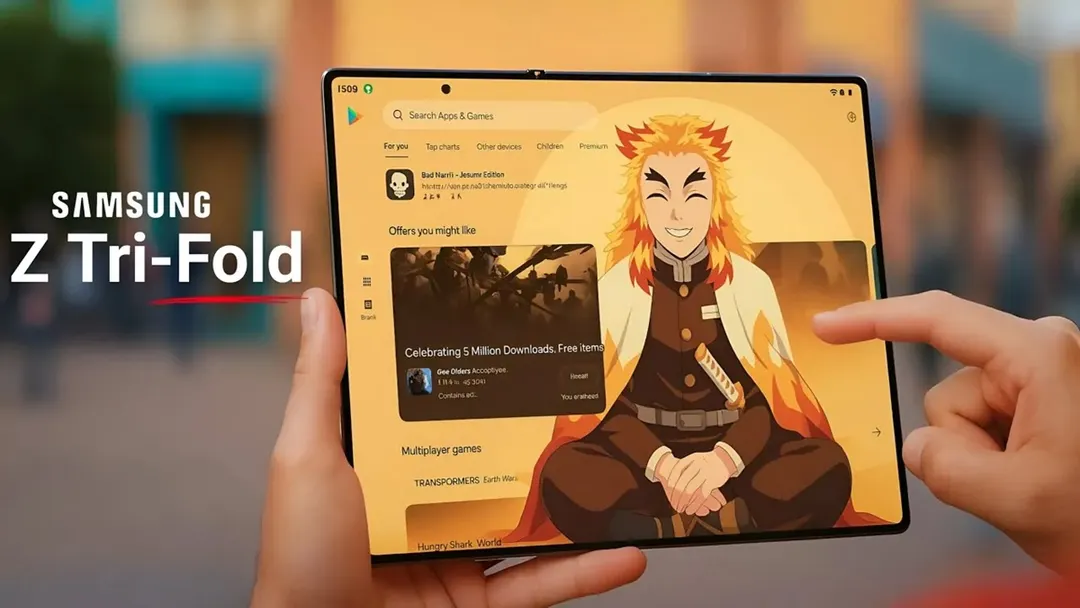 La multitarea del próximo Galaxy Z de Samsung se asemeja a la de una PC.