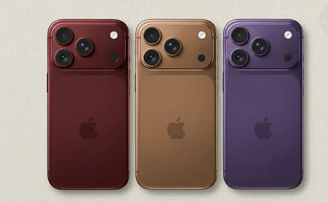 Las nuevas opciones de colores de los próximos iPhone.