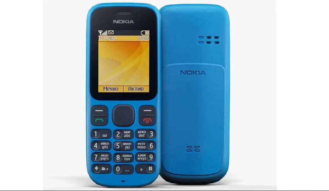 El Nokia 100 destaca como un celular ultraligero de 69,6 gramos con pantalla de 1,8 pulgadas.