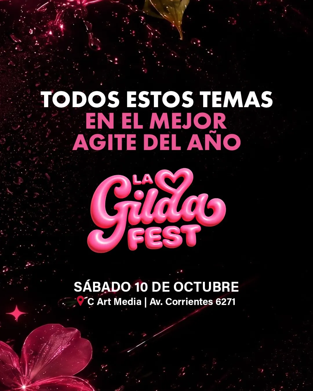 La Gilda Fest se llevará a cabo el 10 de octubre en C Art Media.