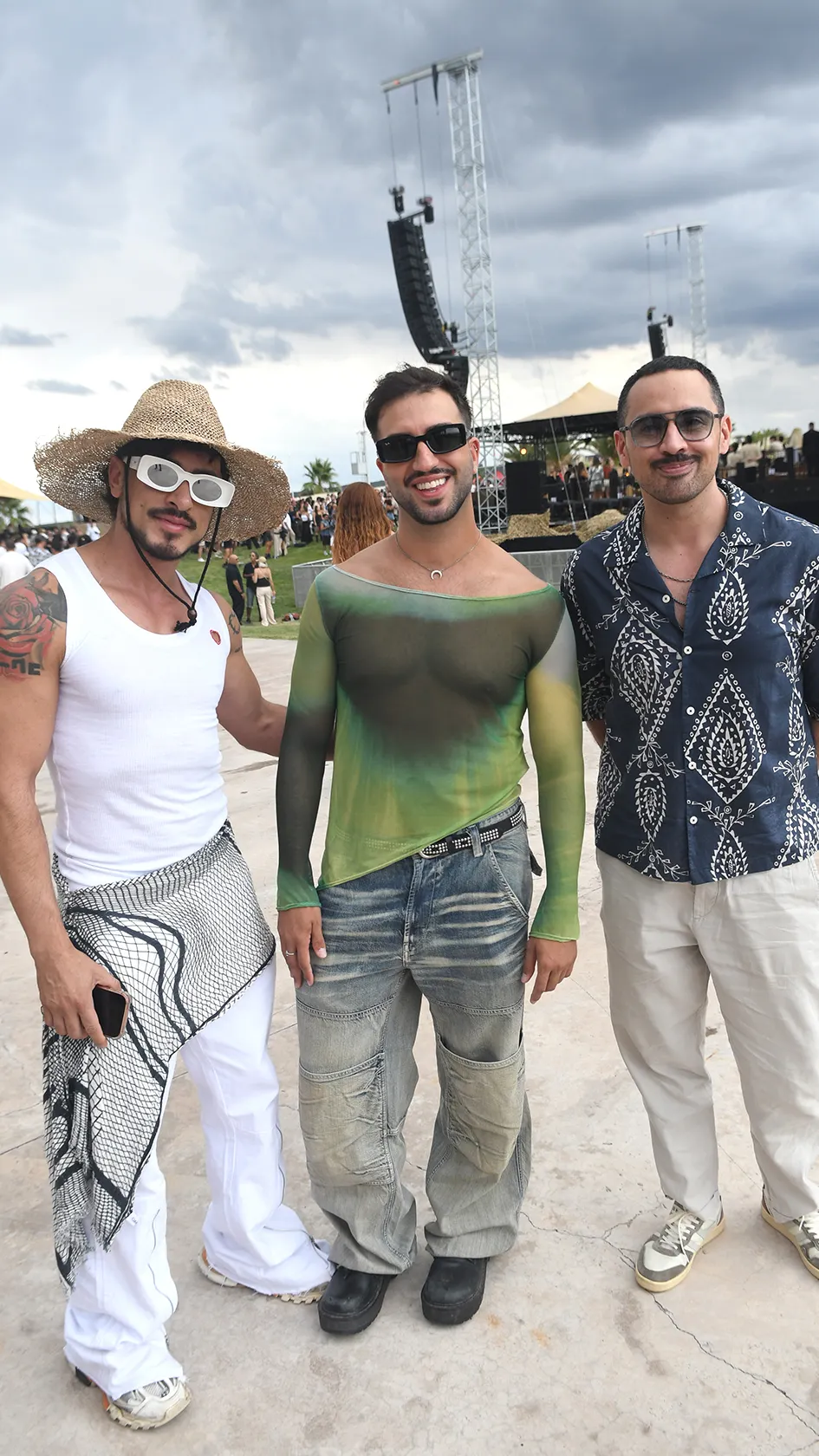 Jonás Bensusan, Federicosmic y Carlos Vargas.