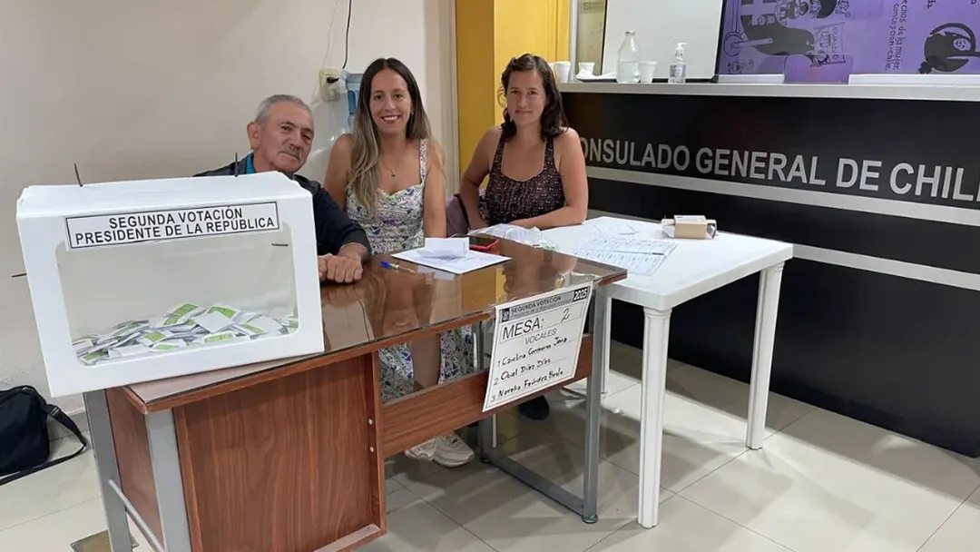 Las elecciones de Chile en le Consulado de Mendoza.