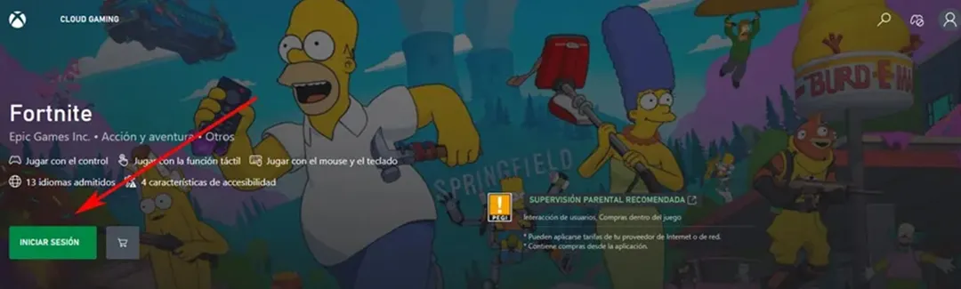 Además de la Epic Store, Windows 11 permite descargar Fortnite directamente desde la Microsoft Store con la cuenta de Microsoft.