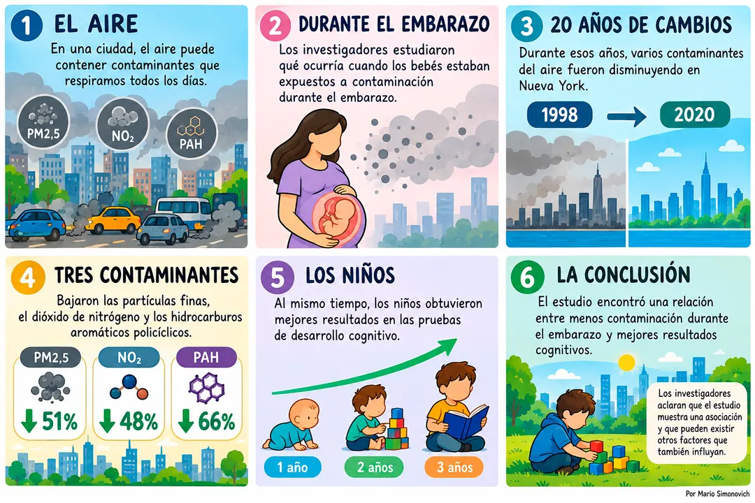 Investigación: Los científicos analizaron especialmente la exposición prenatal a contaminantes y el desarrollo de los niños durante sus primeros años de vida.