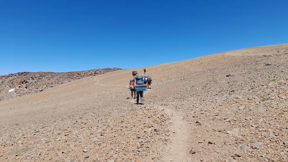 Portezuelo Cerro Risco Plateado (Malargüe, Mendoza).