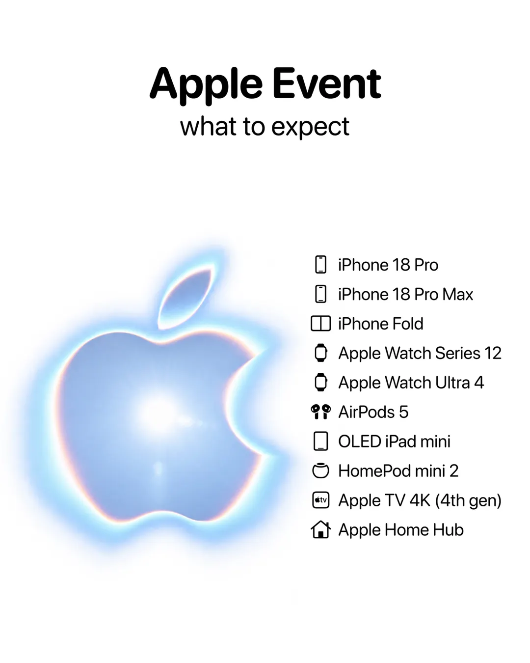 Apple Event: el 9 de septiembre se lanzarán dispositivos de la firma.