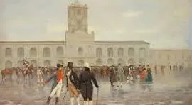 El cabildo el 25 de Mayo. 