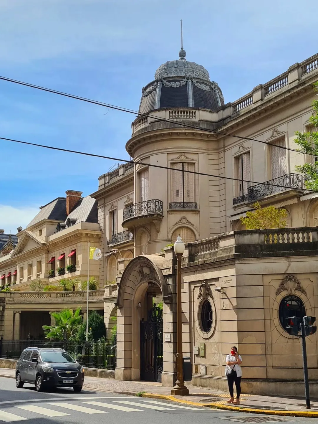 El lujoso Palacio Fernández Anchorena, joya arquitectónica elegida para la visita del Papa León XIV.