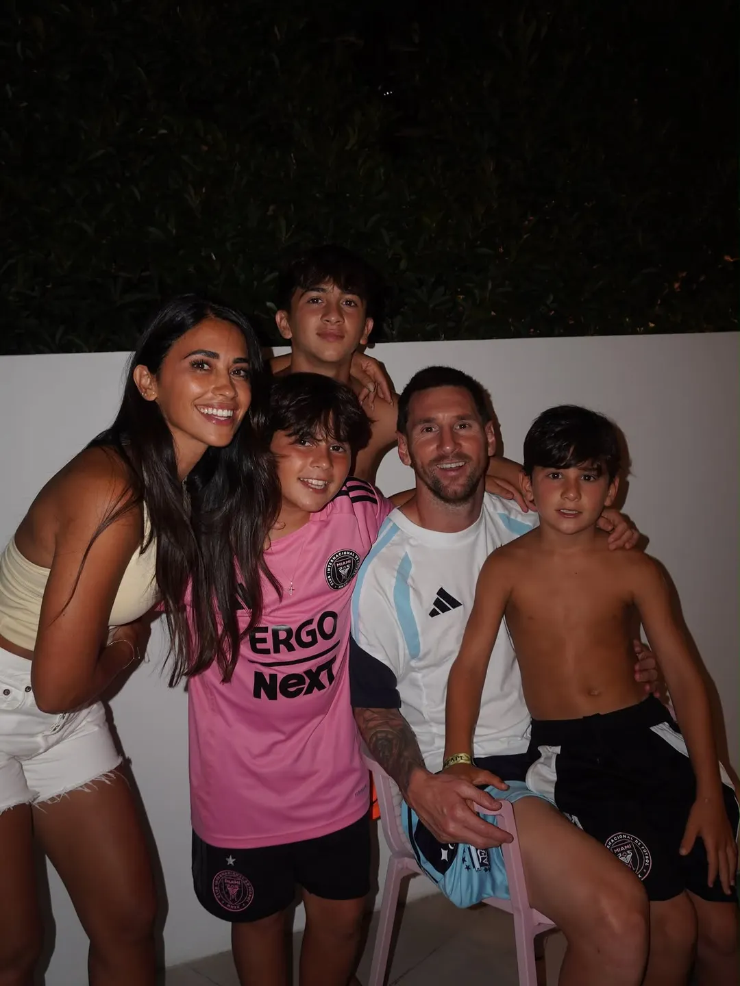 La familia Messi.