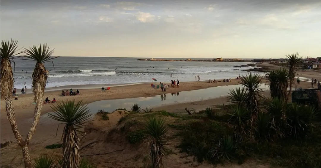 Playa del Rivero, en Uruguay