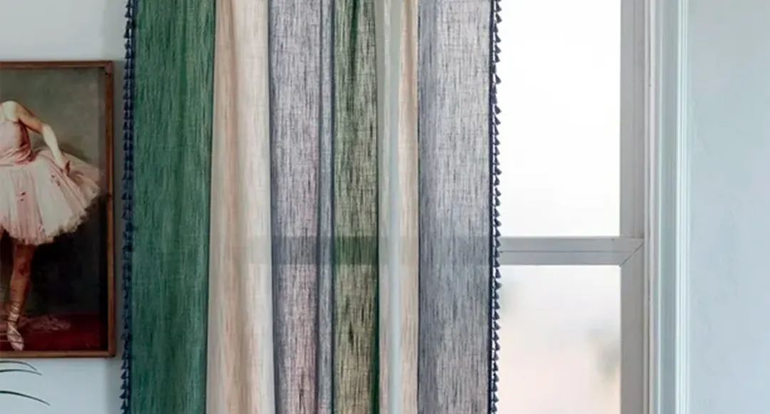 Cortinas en capas. 